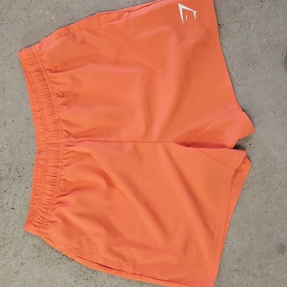 Gymshark Bright Orange Shorts - Picture 1 of 2